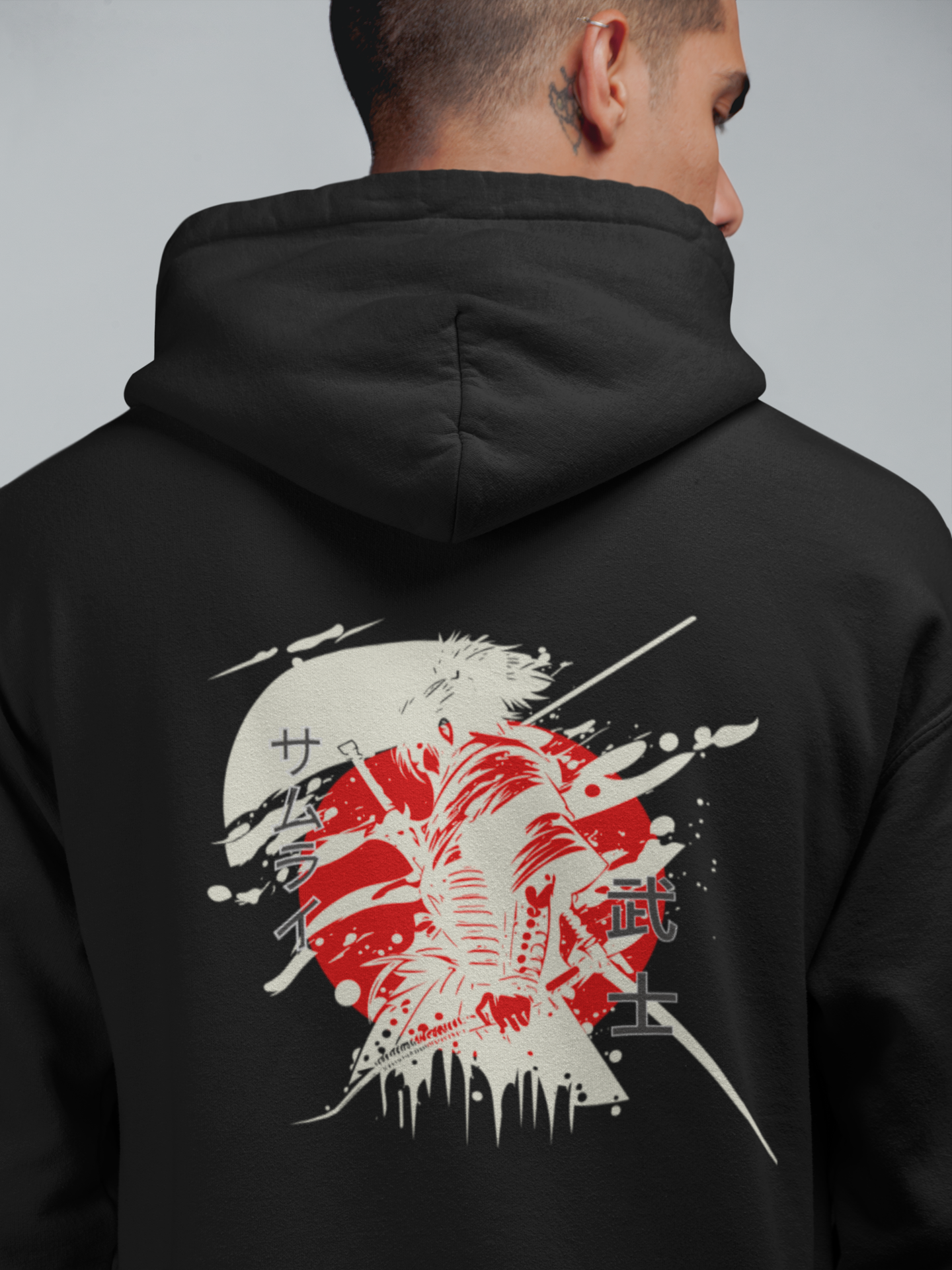 Black Samurai - Oversized Hoodie