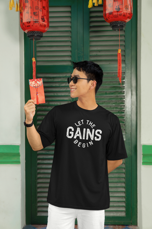 Let The Gains Begin - Oversized Classic T-Shirt